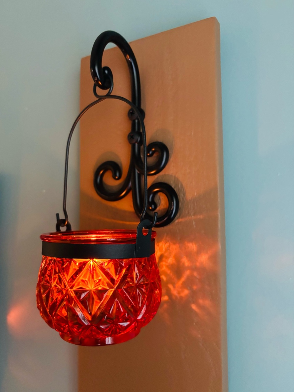 Set of Two Wall Sconces Candle Holders - Picture 5 of 8